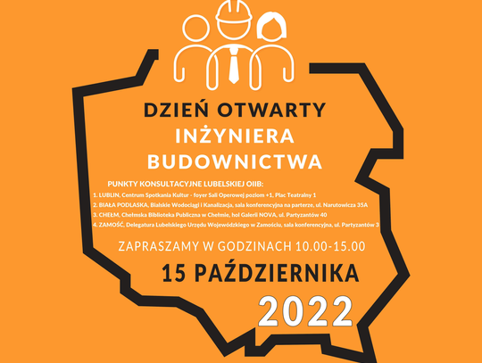 Inżynierowie budownictwa zapraszają na bezpłatne konsultacje