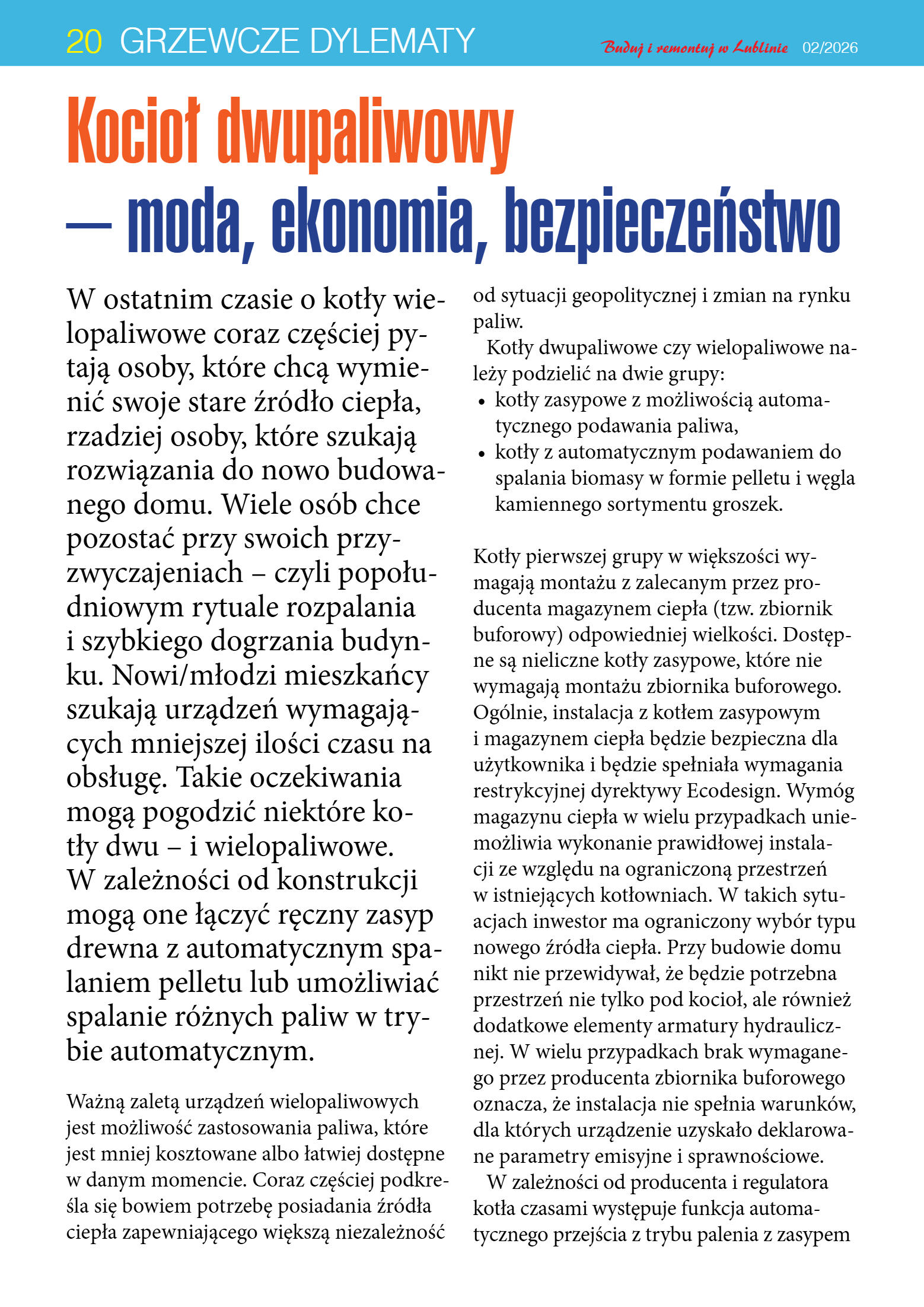 Buduj w Lublinie 2/ 2026 - strona 22
