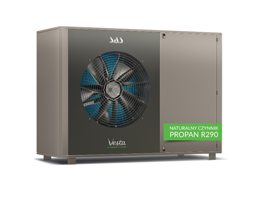 ogrzewanie hybrydowe - pompa ciepła SAS Vesta